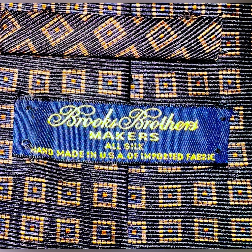 Brooks Brothers Makers silk tie new